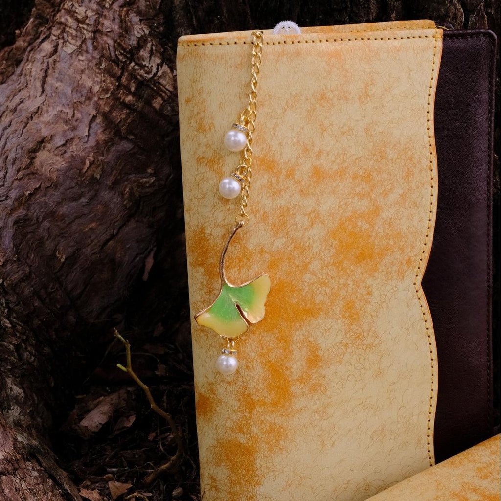 Green Ginkgo Charm