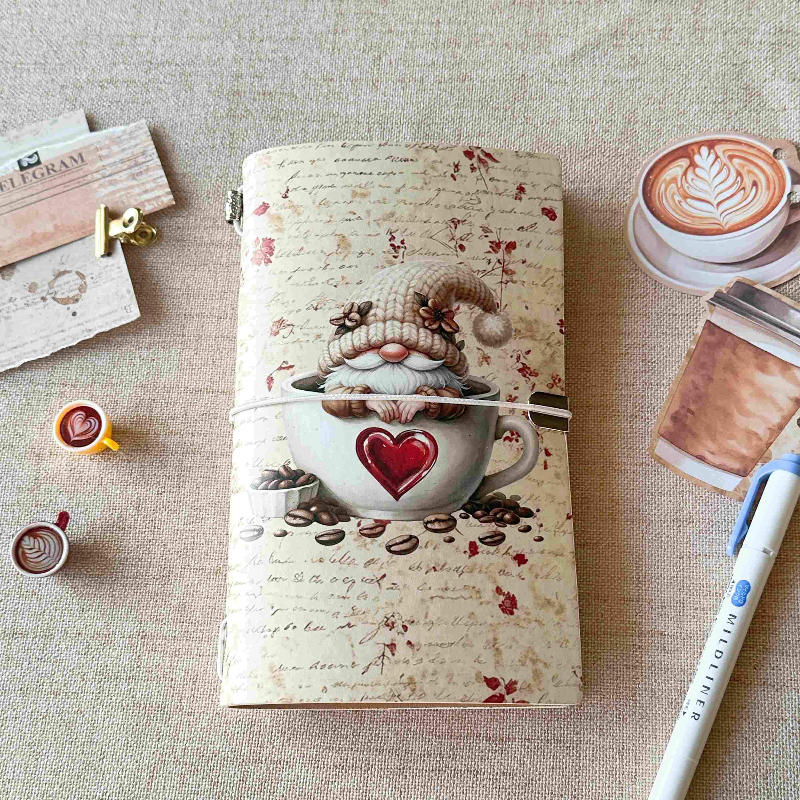 Coffee Gnome Binder Journal