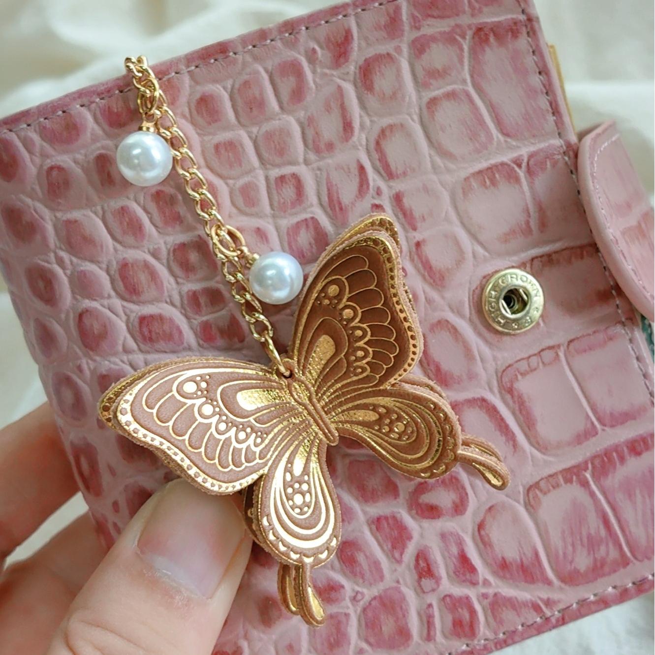 Chestnut Flight Real Leather Charm