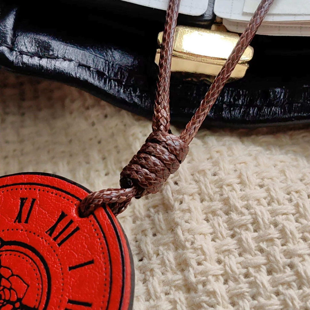 Rose Time Real Leather Charm