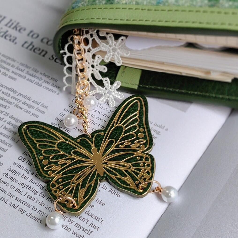 Emerald Flight Real Leather Charm