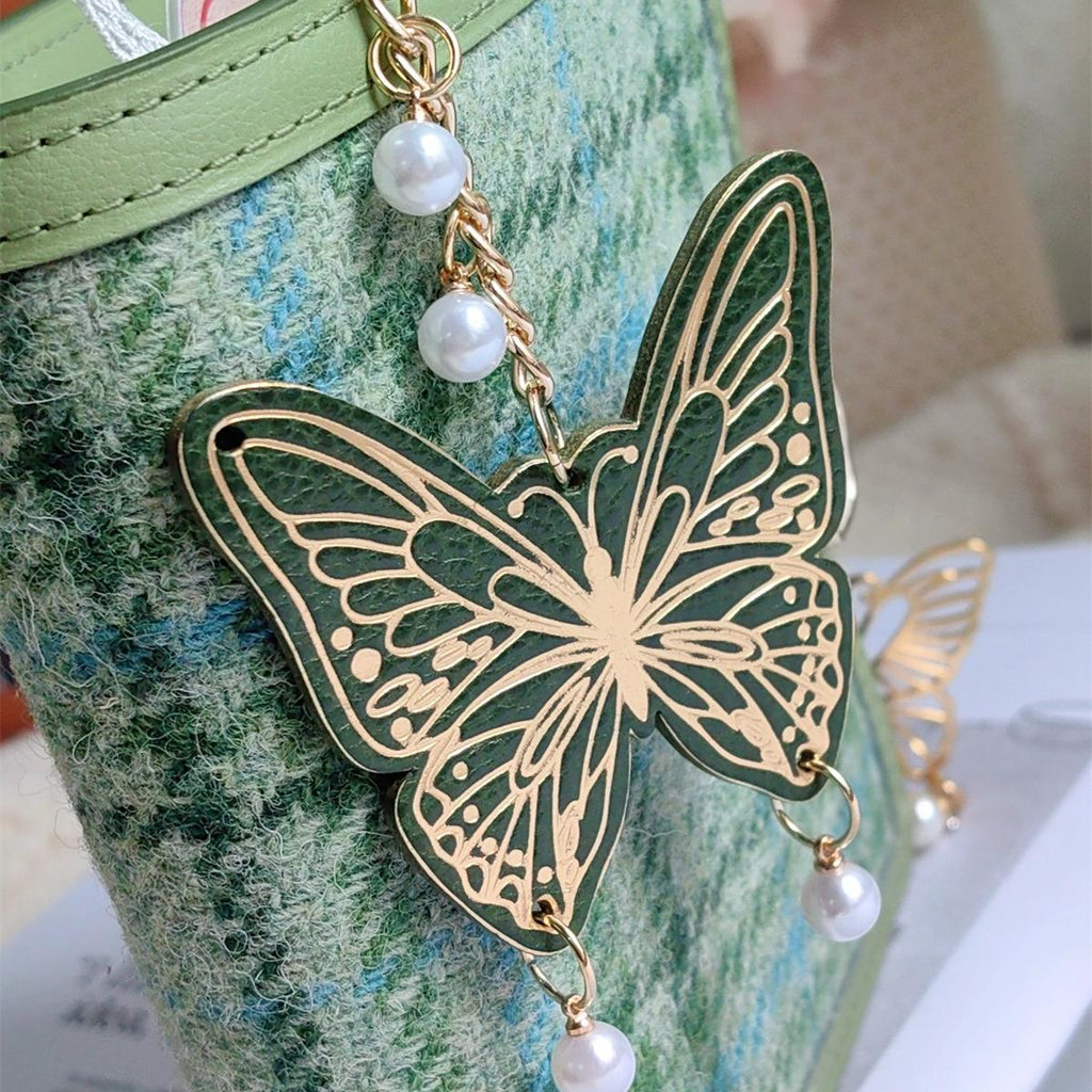 Emerald Flight Real Leather Charm