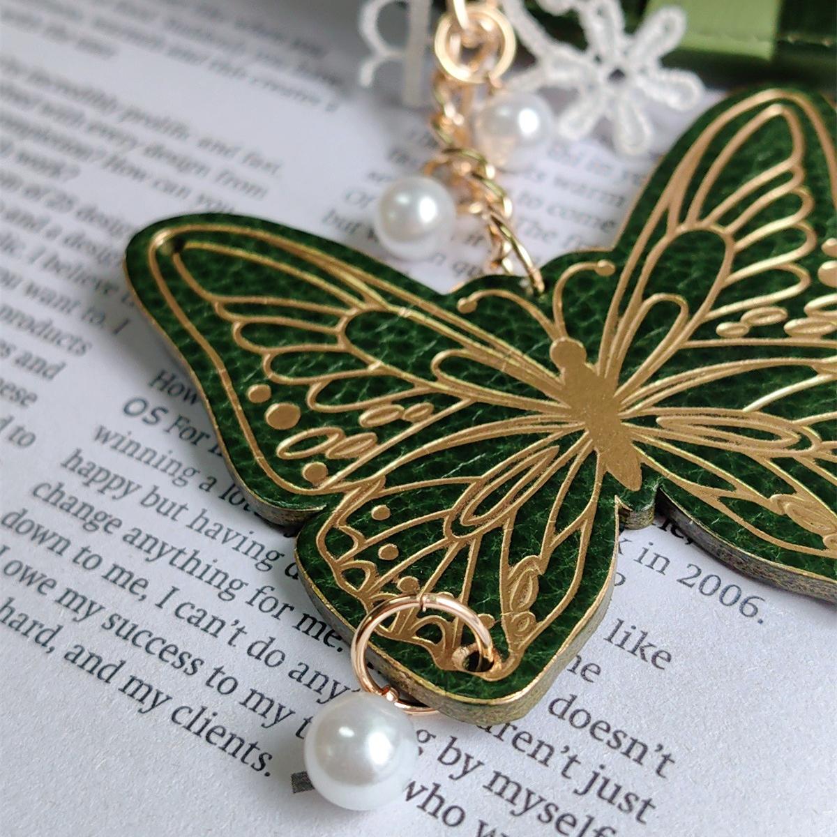 Emerald Flight Real Leather Charm