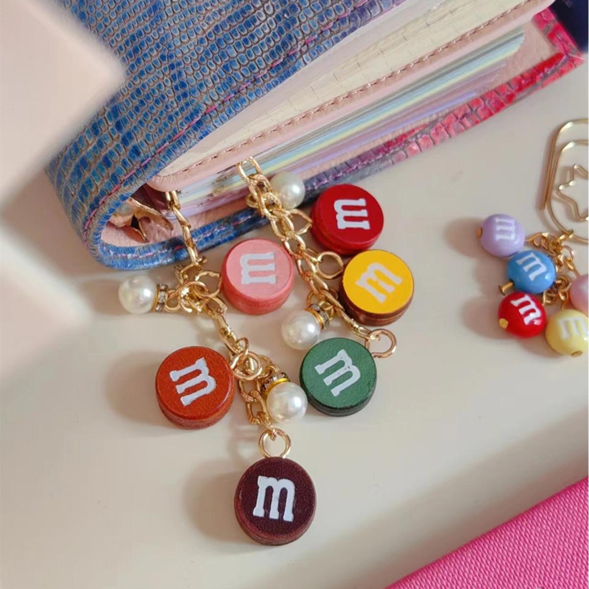 Candy Drop Real Leather Charm