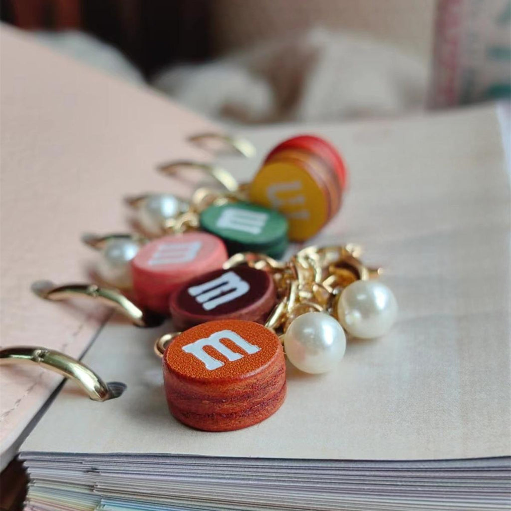 Candy Drop Real Leather Charm